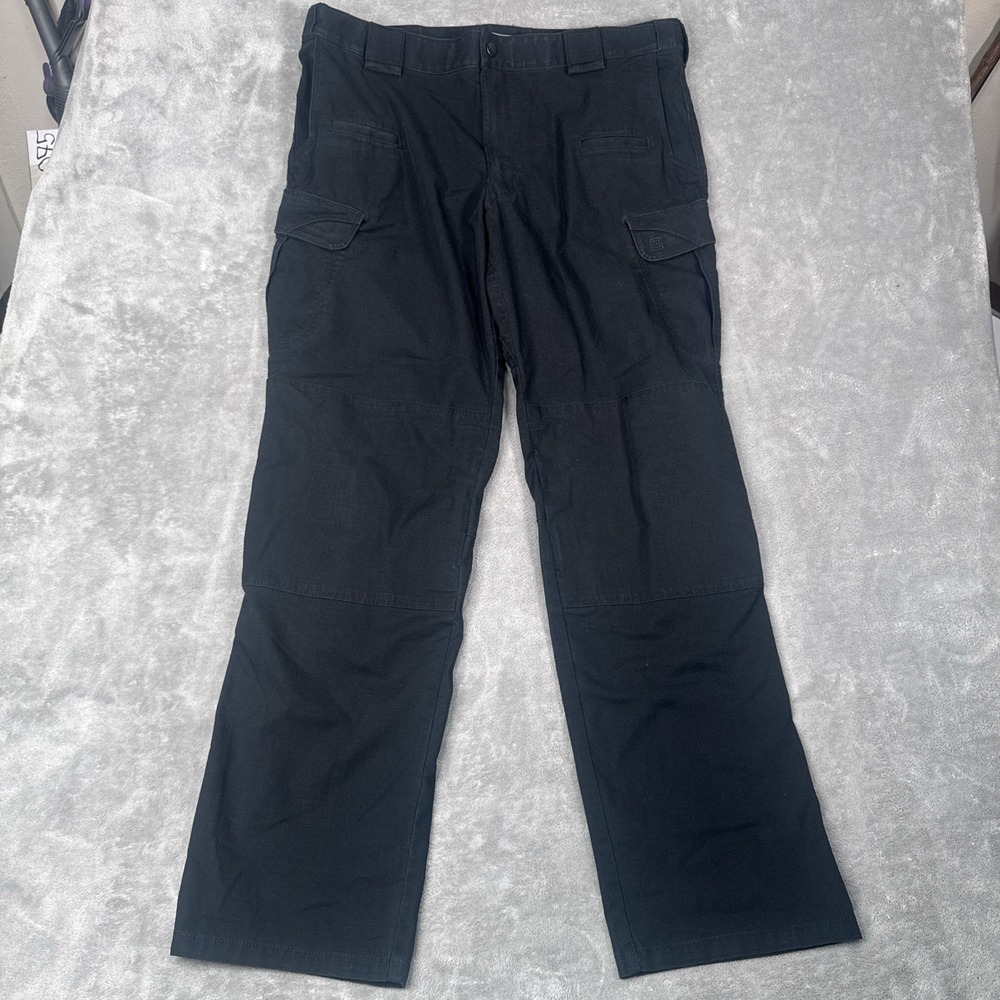 5.11 Tactical Stryke Cargo Pants Black Men Size 40x34 Ripstop Multi-Pocket Work